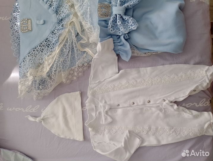 Конверт на выписку для мальчика весна осень