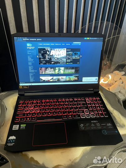 Ноутбук игровой Acer Nitro 5 AN515-55 RTX 3060