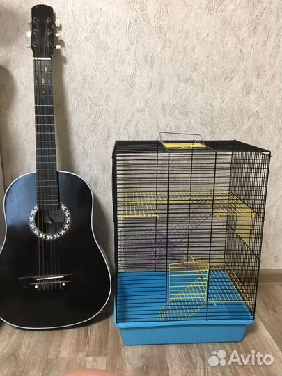 Клетка для грызунов большая(30х40х58)