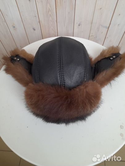 Шапка мужская,енот