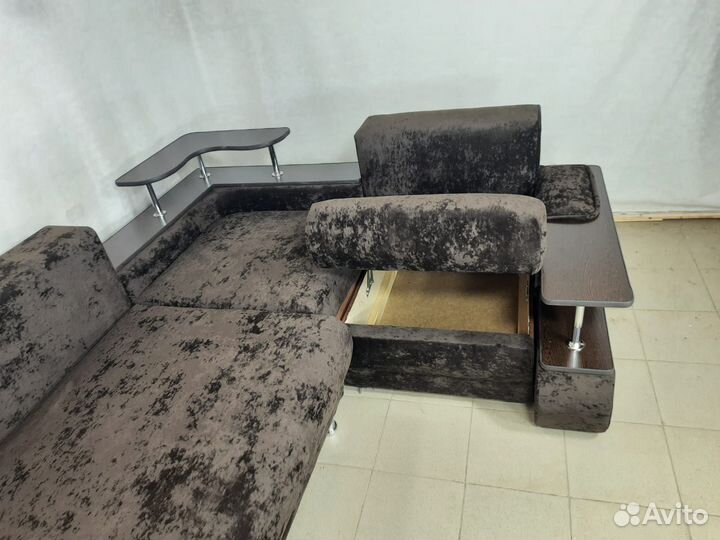 Угловой диван меланж