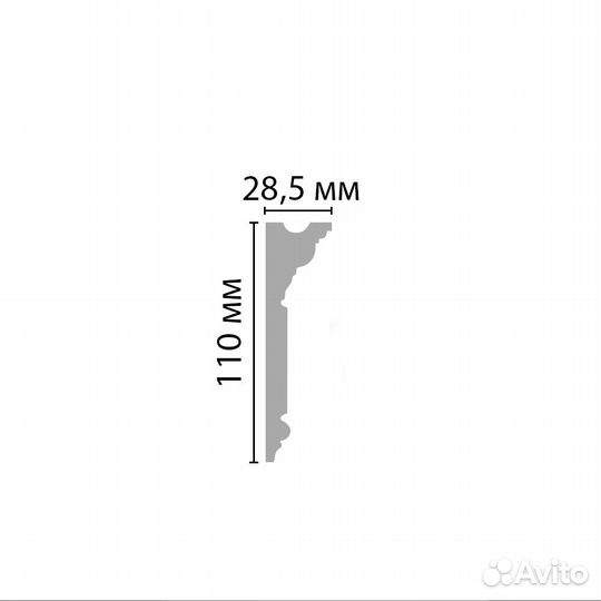 D225А Decomaster 110*29*2000 мм