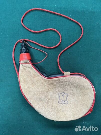 Фляга кожаная
