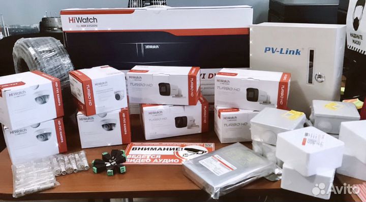 Видеонаблюдение комплекты 2, 5 и 8 mр HiWatch