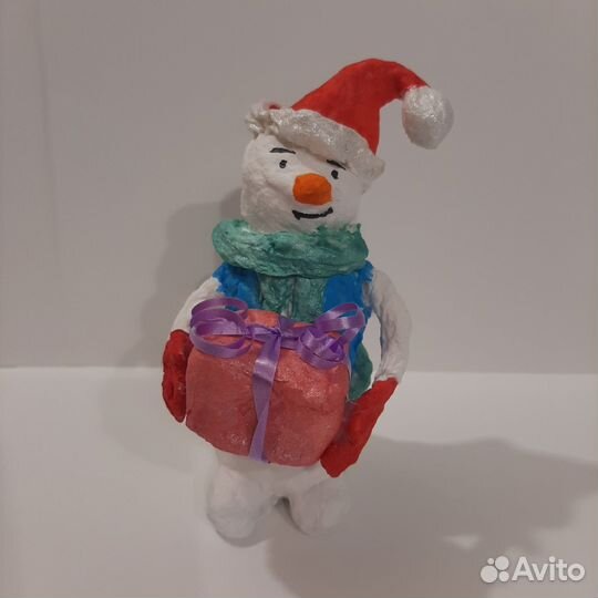 Ватные елочные игрушки