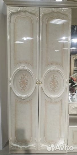 Шкаф распашной 2-х створчатый Роза беж