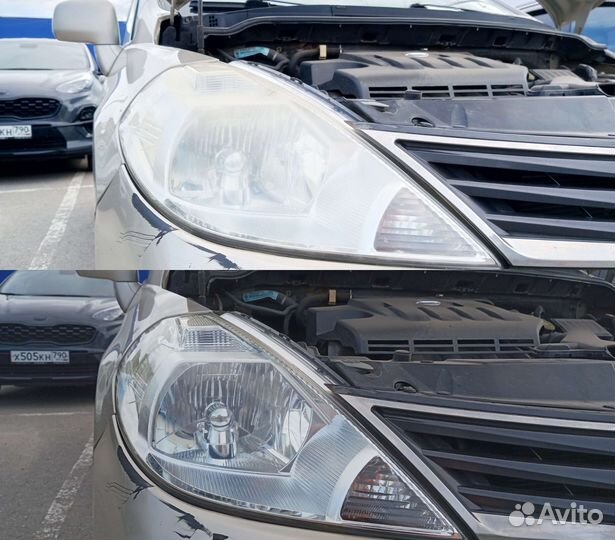 Полировка фар полировка авто