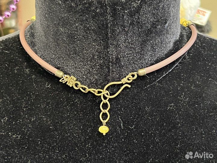 Колье Янтарное с подвесами