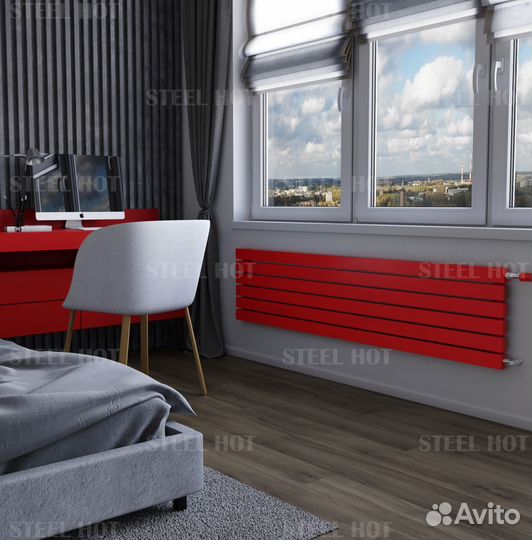 Вертикальный радиатор Steel-Hot от завода