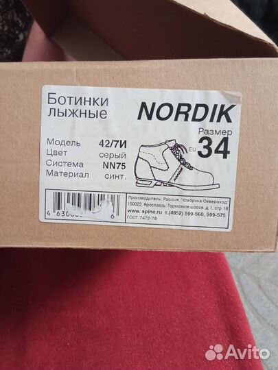 Лыжные ботинки