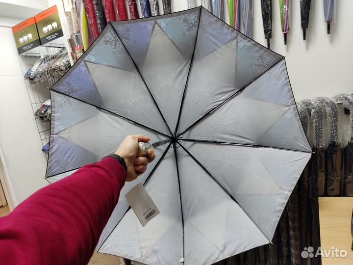 Женский зонт Три Слона, Полный автомат 3991-С-02