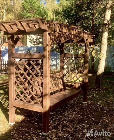 Пергола садовая деревянная