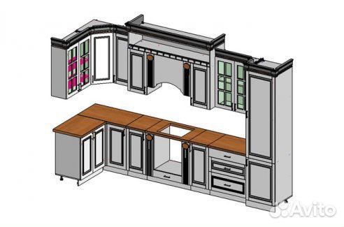 Кухня верона угловая 3,9Х1,6М