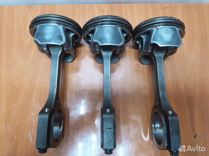 Шатун kia optima G4KJ в сборе с поршнем