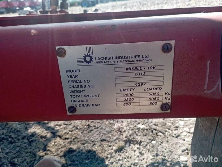 Миксер-кормораздатчик RMH Mixell 24, 2013