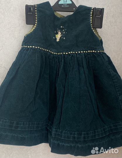 Сарафан вельветовый на малышку