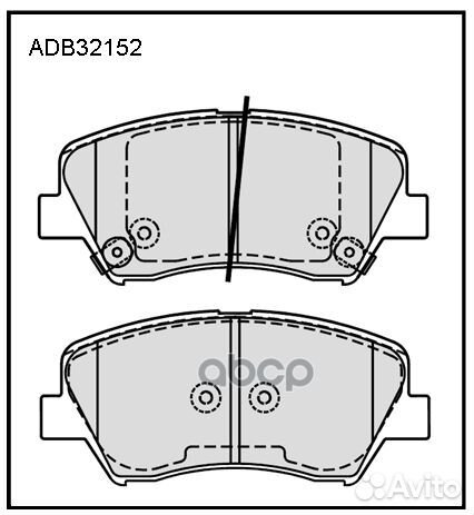 Колодки тормозные дисковые перед BD-3630;SX