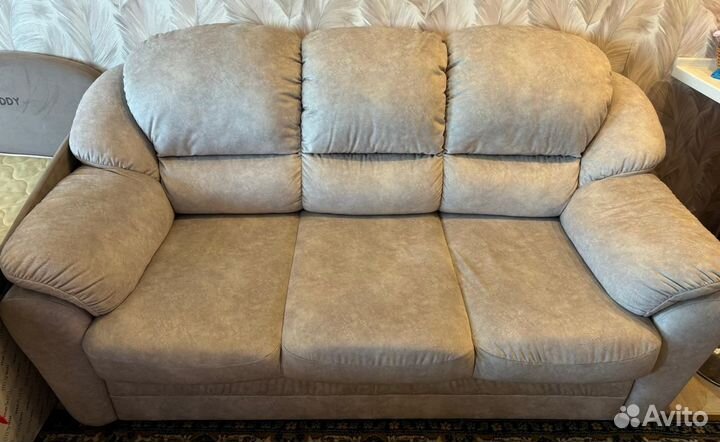 Диван серый раскладной