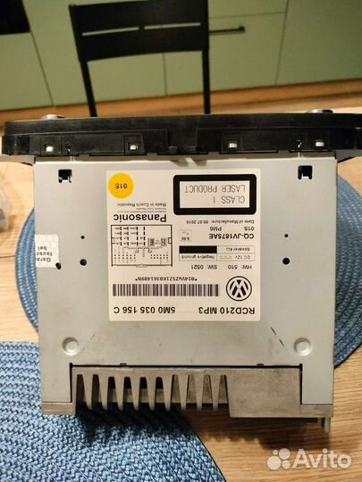 Магнитола volkswagen polo RCD210 MP3