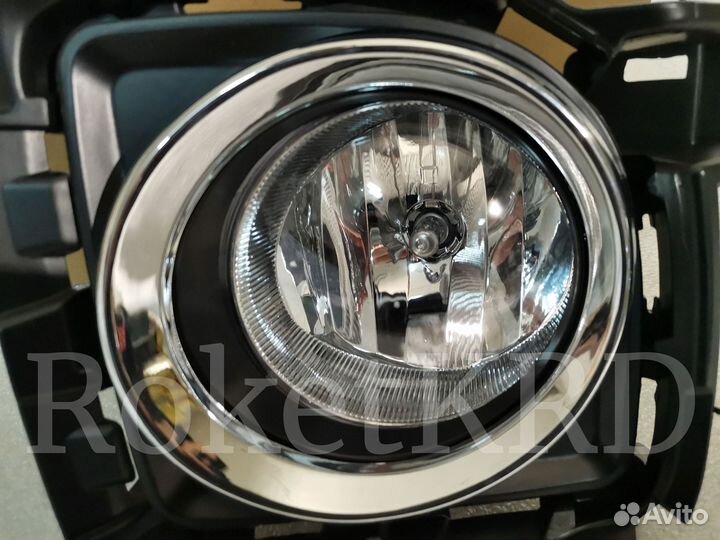 Туманки Toyota Land Cruiser 200 12-15г черные