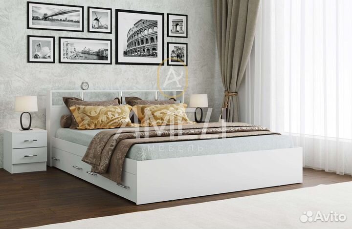 Кровать двуспальная икеа