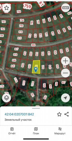 Участок 9,7 сот. (СНТ, ДНП)