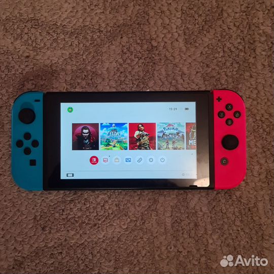 Nintendo switch rev 2 прошитая 128Gb