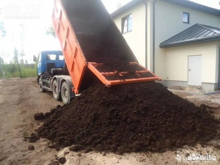 Земля плодородная с навозом