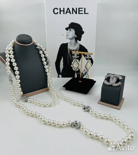 Серьги Chanel
