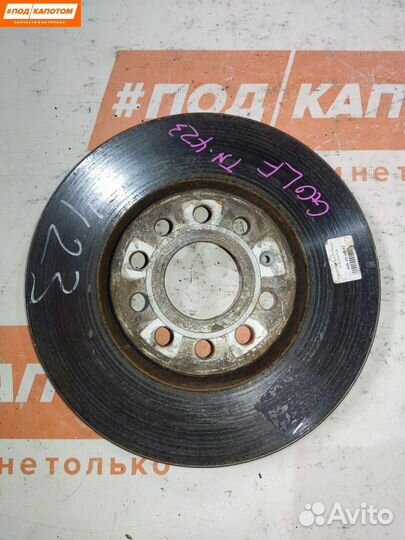 Диск тормозной передний Volkswagen Golf 5 2009