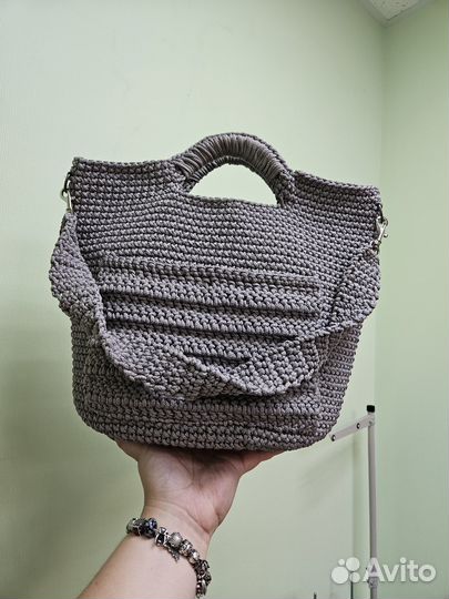 Вязаная крючком сумка