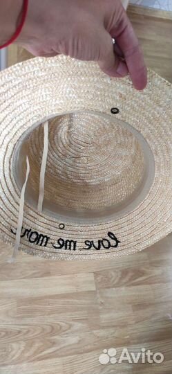 Шляпа с прямыми полями женская