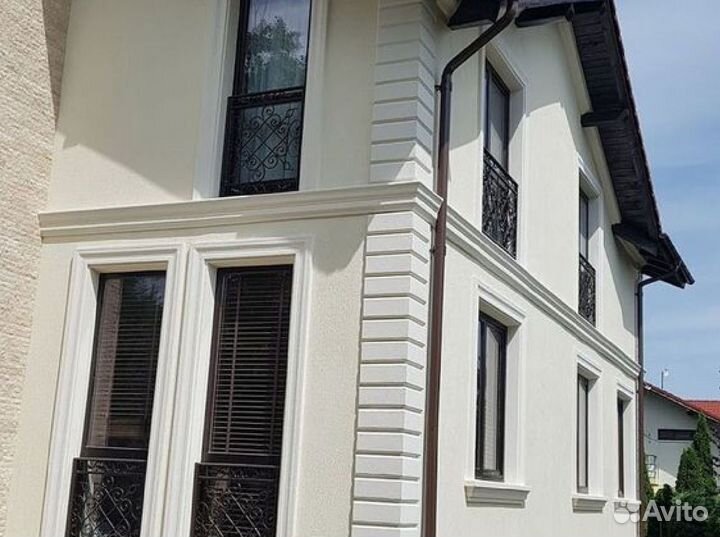 Фасадный декор из пенопласта