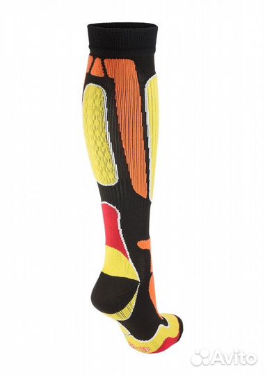 Носки горнолыжные лив S13 (35-38) Черно-желтые (10