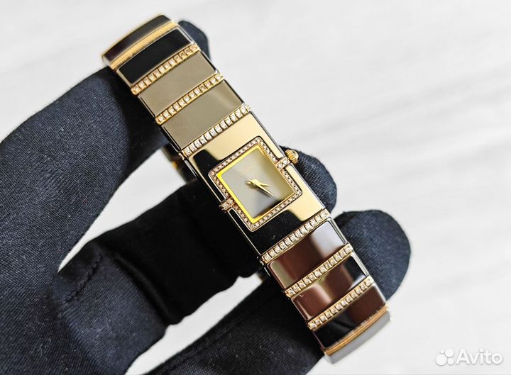 Rado Diaqueen Ceramic/Gold 18k