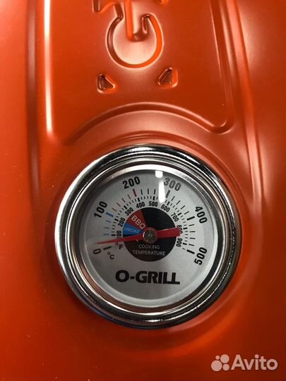 Газовый гриль O-grill 800T orange + адаптер А