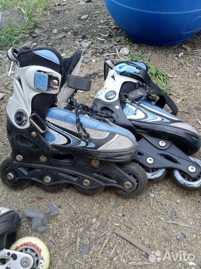 Роликовые коньки детские раздвижные