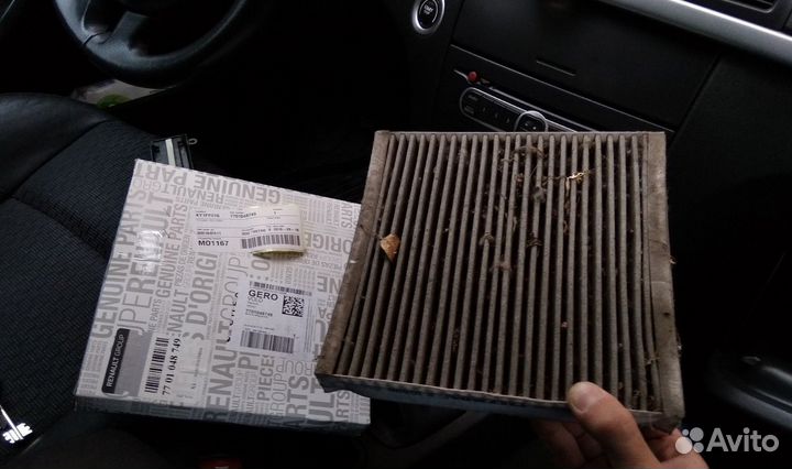 Замена салон. фильтра Opel Astra 1998-2009