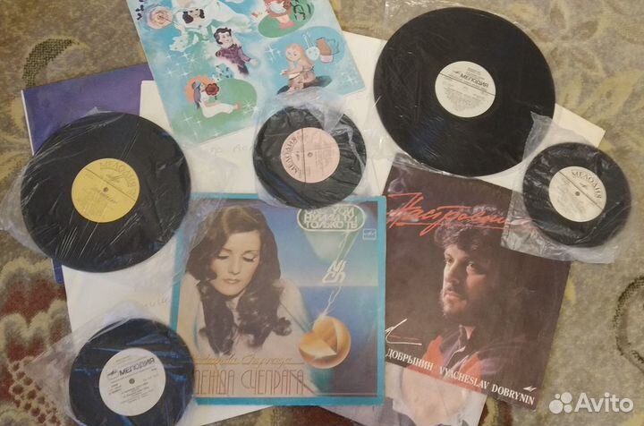 Пластинки выпуска 1985-1989 года