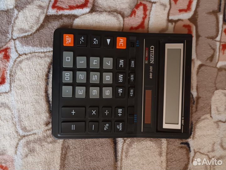 Калькулятор citizen SDC -888