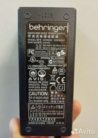 Блок питания Behringer Europort EPA40 PA System