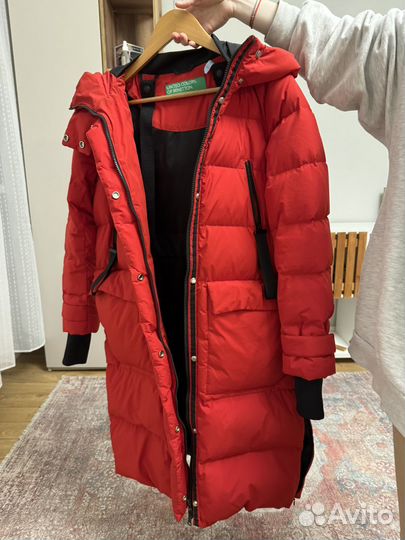 Пуховик benetton XS