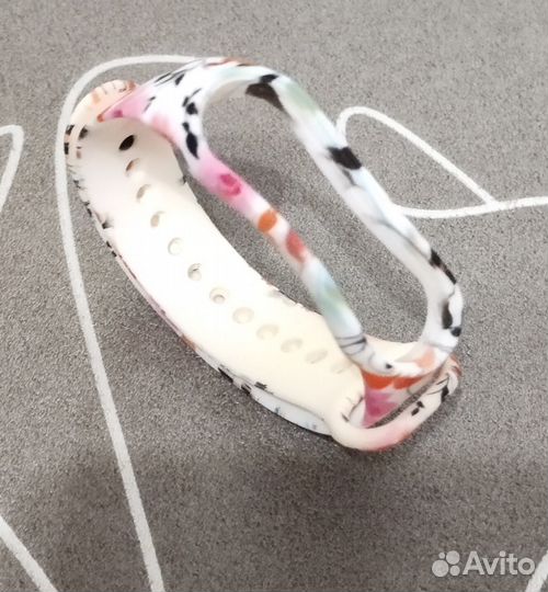 Силиконовый ремешок для фитнес браслеты MI5