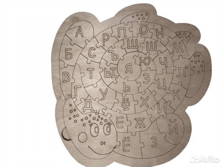 Деревянный пазл -вкладыш 