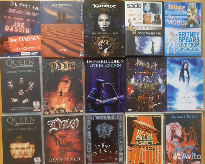 Зарубежная музыка dvd,рок