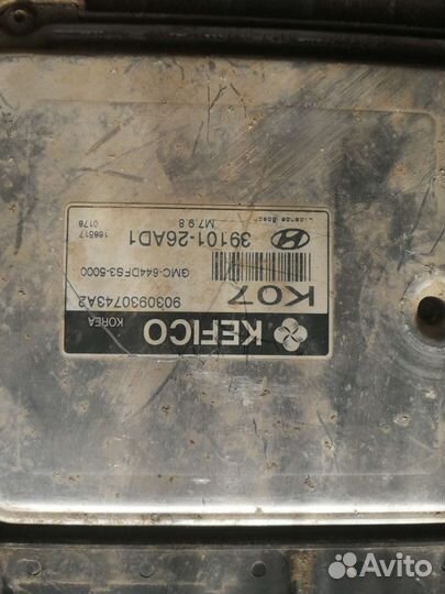 Блок управления двигателем хендай верна