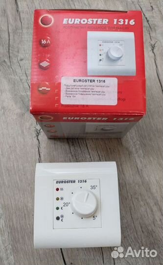 Терморегулятор для теплого пола Euroster 1316