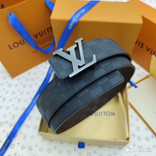 Ремень мужской кожаный Louis Vuitton