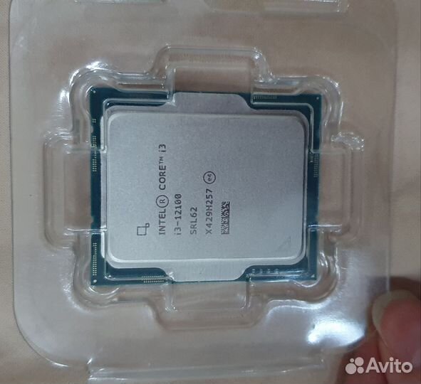 Процессор intel core i3 12100 и мат плата H610M