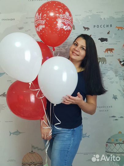 Гелиевые шары,цифры